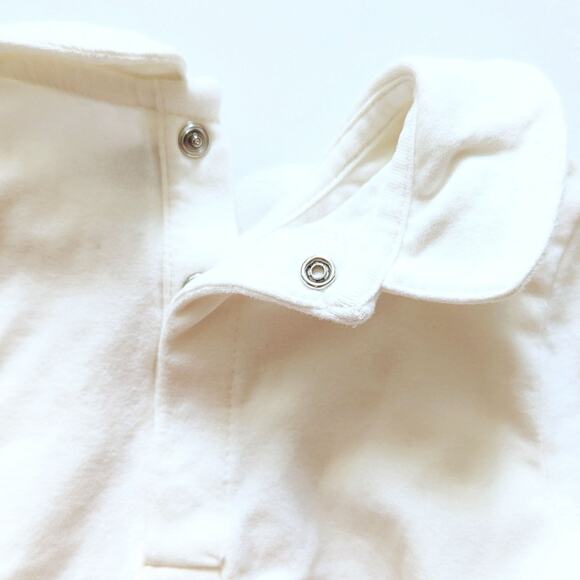 Original Marines Collared Teddy Bear Dress – White Long Sleeves | Baby Girl 6-9M - Picture 7 of 9